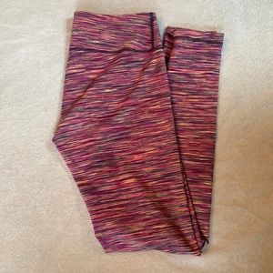 Striped Zella full length leggings